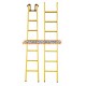 Fiberglass Square Tube Single Step Ladder