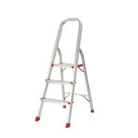 3 Step Popular Aluminum Safe Folding Ladder With Handrail