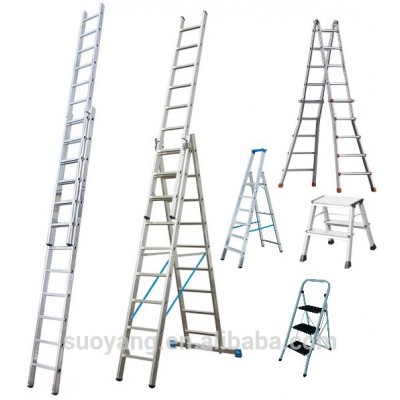 Mobile 10m aluminum telescopic cheap ladder/extension ladders