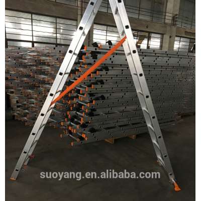 2016 NEW aluminium 12m climbing EXTENSION ladder rescue ladder