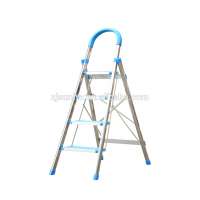 Multipurpose portable folding ladder stainless steel ladder